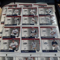 2004 Upper Deck USA Baseball 25th Anniversary Complete Set