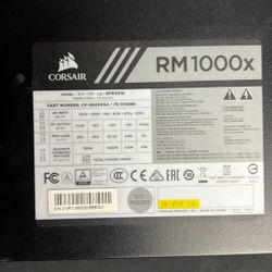 Corsair RM1000x Power Supply 