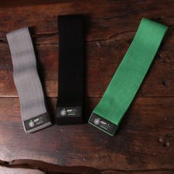 Booty Bands Fabric Resistance Bands for Yoga Home Workout (Set of 3)