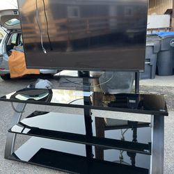 Whalen Payton 3-in-1 Flat Panel TV Stand with 48” LED Vizio Television