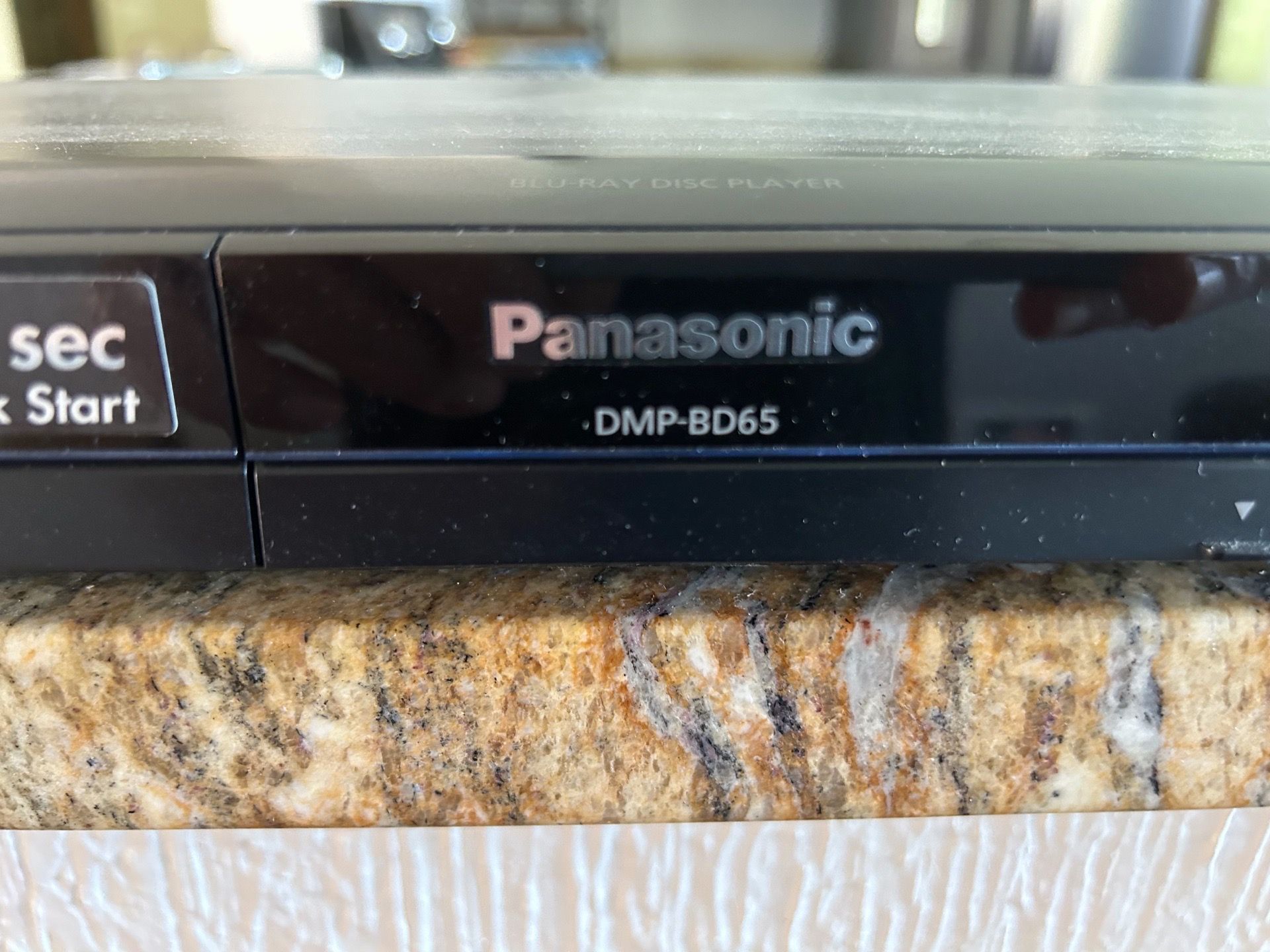 Panasonic Blu Ray player