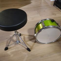 Evans Drum  And Drum Throne