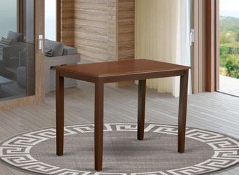 NEW East West Furniture Yarmouth Counter Height Table 30” x 48” – Mahogany (Sealed)