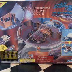 New 90’s collectors edition Star Trek U.S.S Enterprise mini play set.