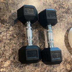 15 Pound Dumbbell Set! !**NEW**