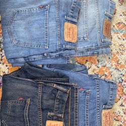 Lot of 4 Levi’s 550 size 38x29/30