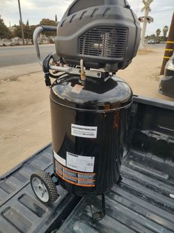 New husky 30ga single stage oil free portable vertical electric Air compressor...$350