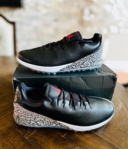 Nike Jordan ADG 'Black Cement' Golf Shoes AR7995-001 Sz 11 New with Box Rare!!