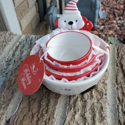 Holiday Measuring Cups,  Glass