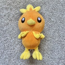 Pokémon Torchic Plush Orange & Yellow Bird Stuffed Animal Small