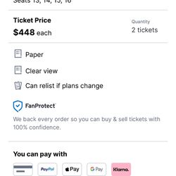 2 - Rockville 4 Day Tickets For Sale