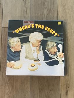 Vintage Unopened 1984 Wendys Where’s The Beef Puzzle
