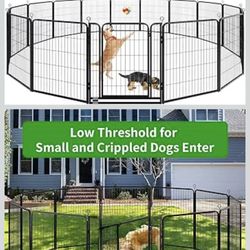 Dog Playpen Outdoor Extra Wide 16 Piece Panels