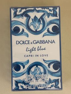 Men D&G light blue capri in love