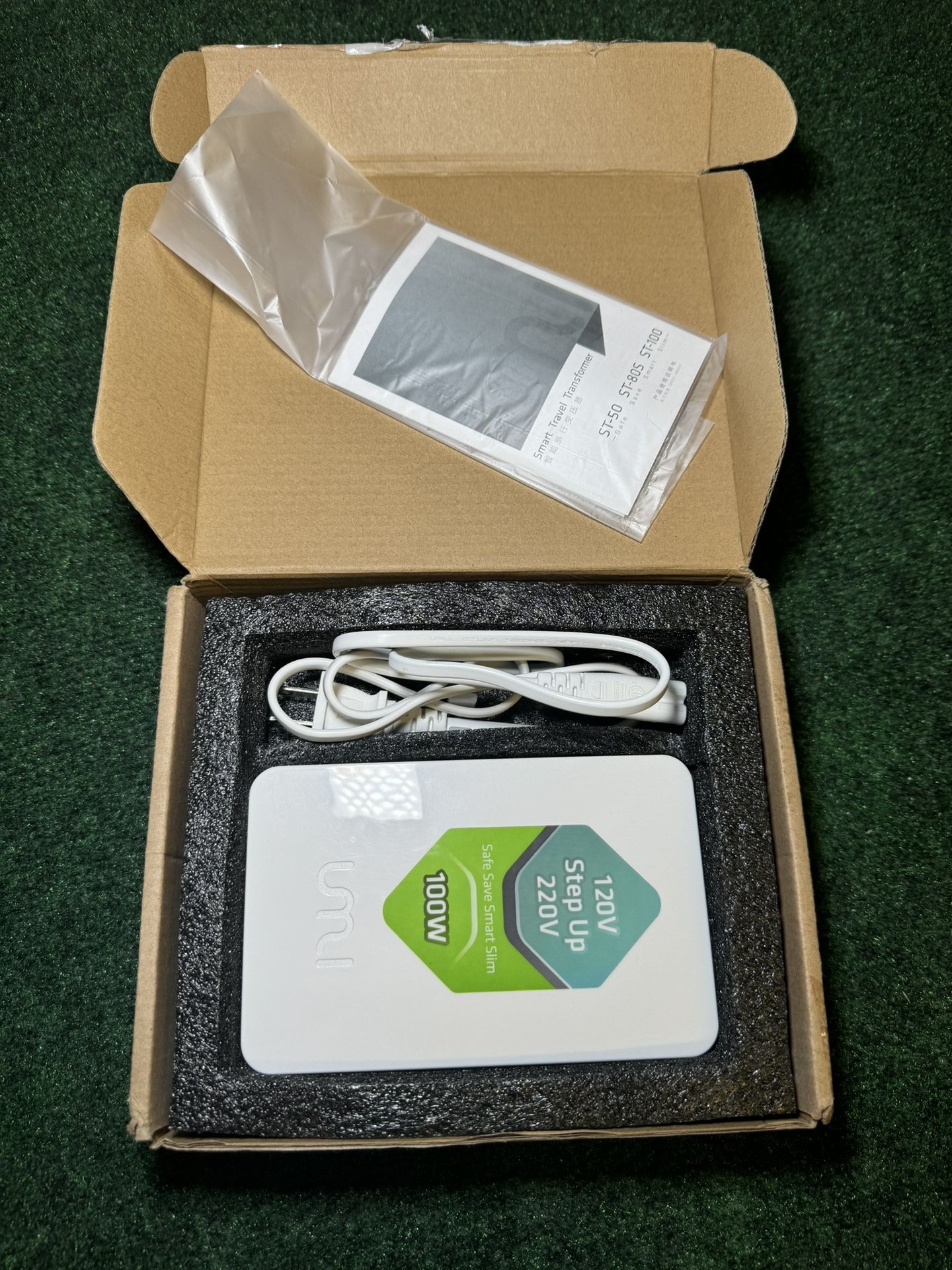 UMI 110V to 220V Step Up Voltage Converter 100W - for 220V Device - Open Box