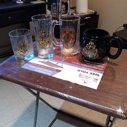 Harry Potter Drinking Glasses 4 Pc