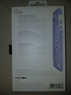Tech 21 PROTECTION MADE INTELLIGENT.EVO GEM .FOR IPHONE 7 PLUS (BRAN NEW)
