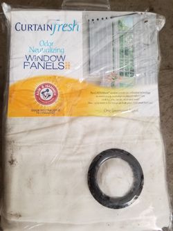 Curtain Fresh Odor-Neutralizing Sheer Voile Grommet Curtain Panel