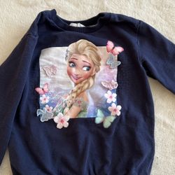Elsa Sweatshirt Size 2-4 Years Old 