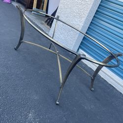 Set Of Two Brass Last Top Tables