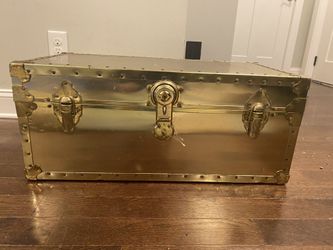 Decorative Gold Trunk