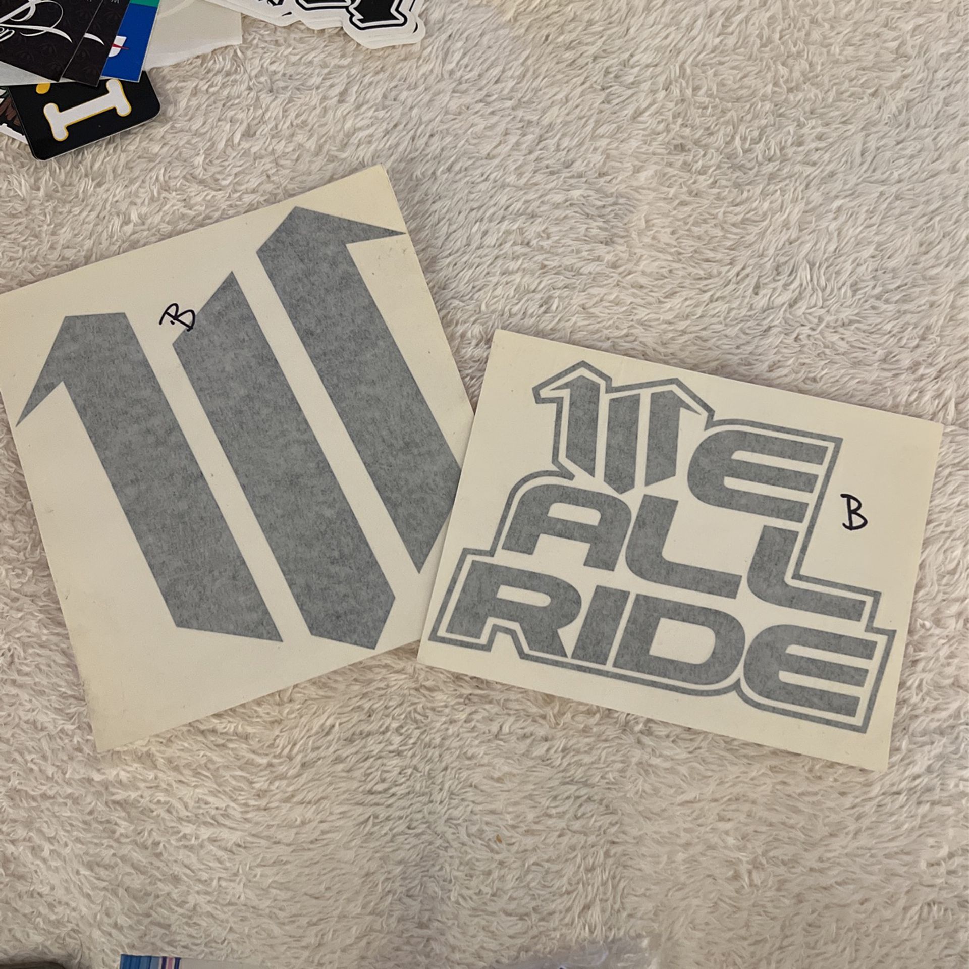 We all Ride Sticker