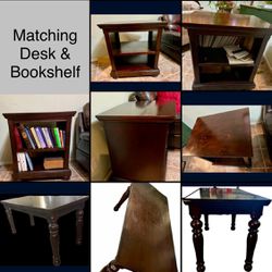Matching Desk & Book Shelf