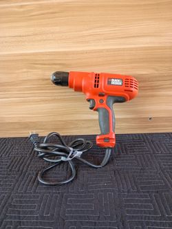 Black & Decker Red Corded Drill