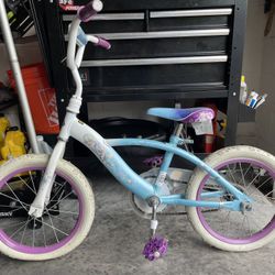 Free Girls Bicycle - Disney Frozen Theme