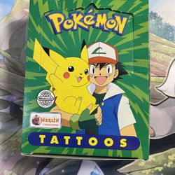 Pokemon Tattoo Box (50 packs)