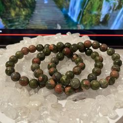 Natural Unakite Bracelet 