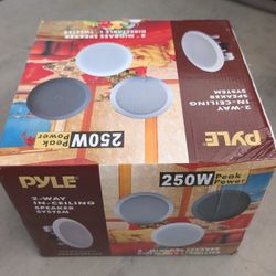 Pyle In-Ceiling Speaker System - One Pair