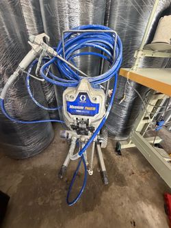 Graco Magnum ProX19 17G180 Airless Paint Sprayer Cart w/ Gun & Hose – Used