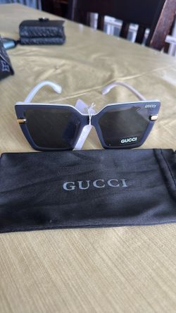 White Gucci sunglasses