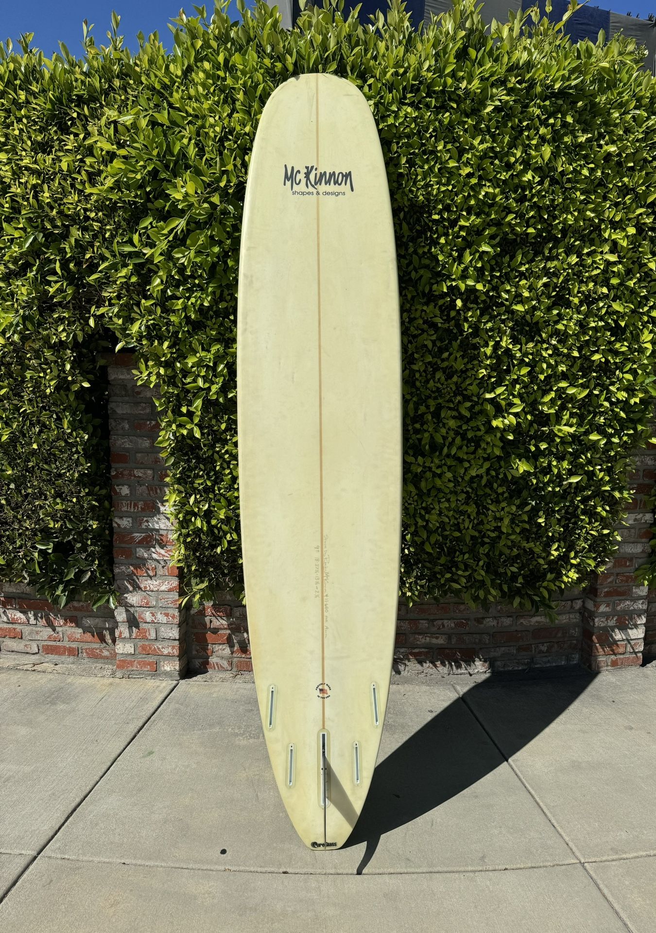 9 Foot McKinnon Longboard Surfboard