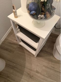 Bathroom Storage Stand – $30