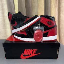Jordan 1 Bred Patent Leather Size 11
