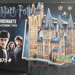 3D Puzzle Harry Potter Hogwarts Astronomy Tower. 875 Pieces Wrebbit