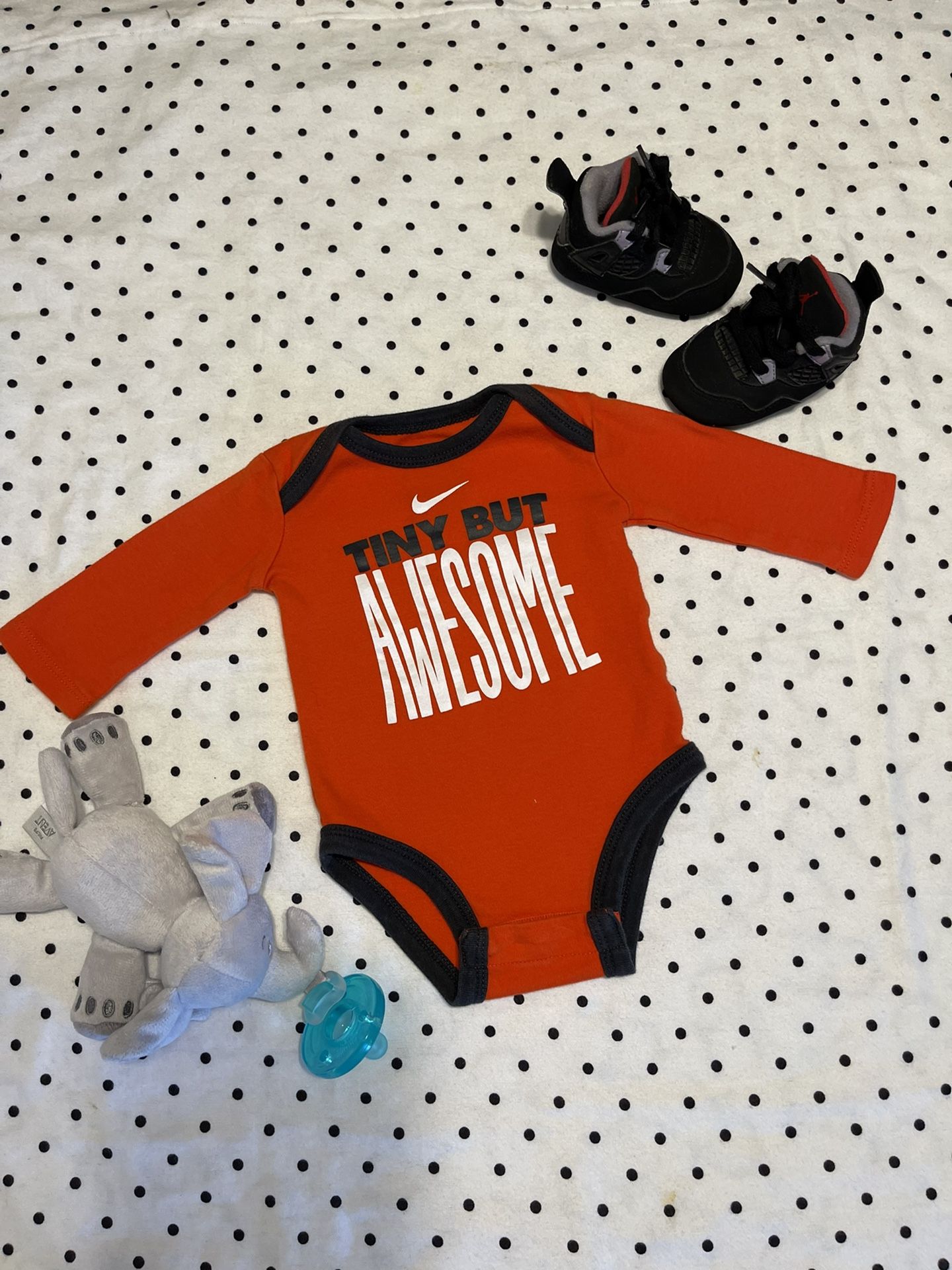 Nike long sleeve onesie