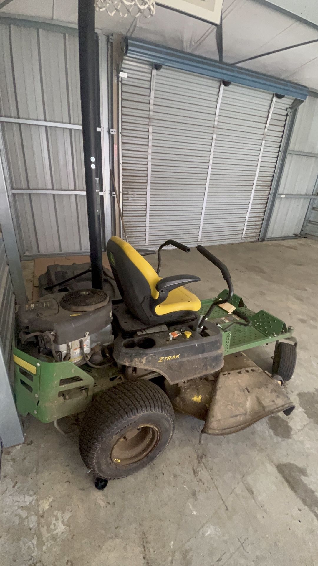 Lawn Mower & Basketball Court
