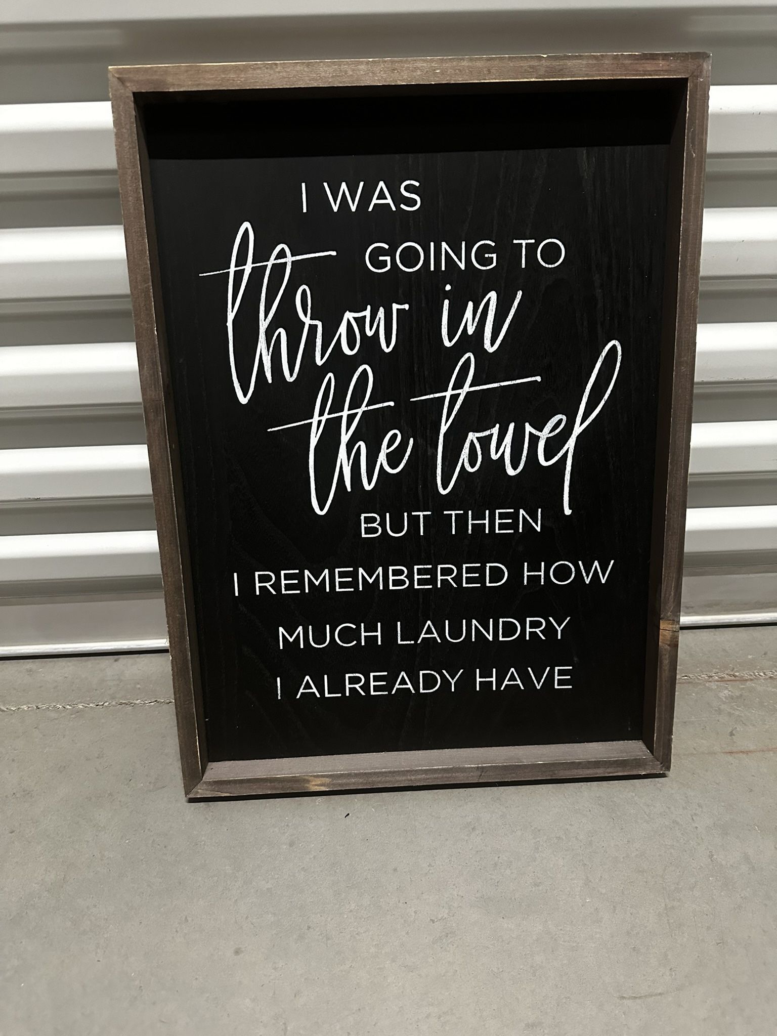 Laundry Frame