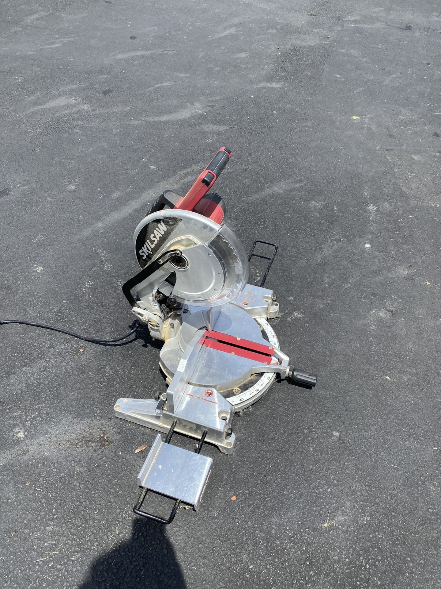 12” skill miter saw. With laser/ good blade