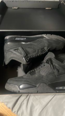 Air Jordan 4 Black cats size 10.5