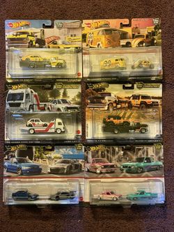 HotWheels Premium Car Culture & Team Transporters Sets