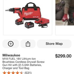 Milwaukee Drill Set 