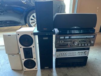 Music stereo electronics collection