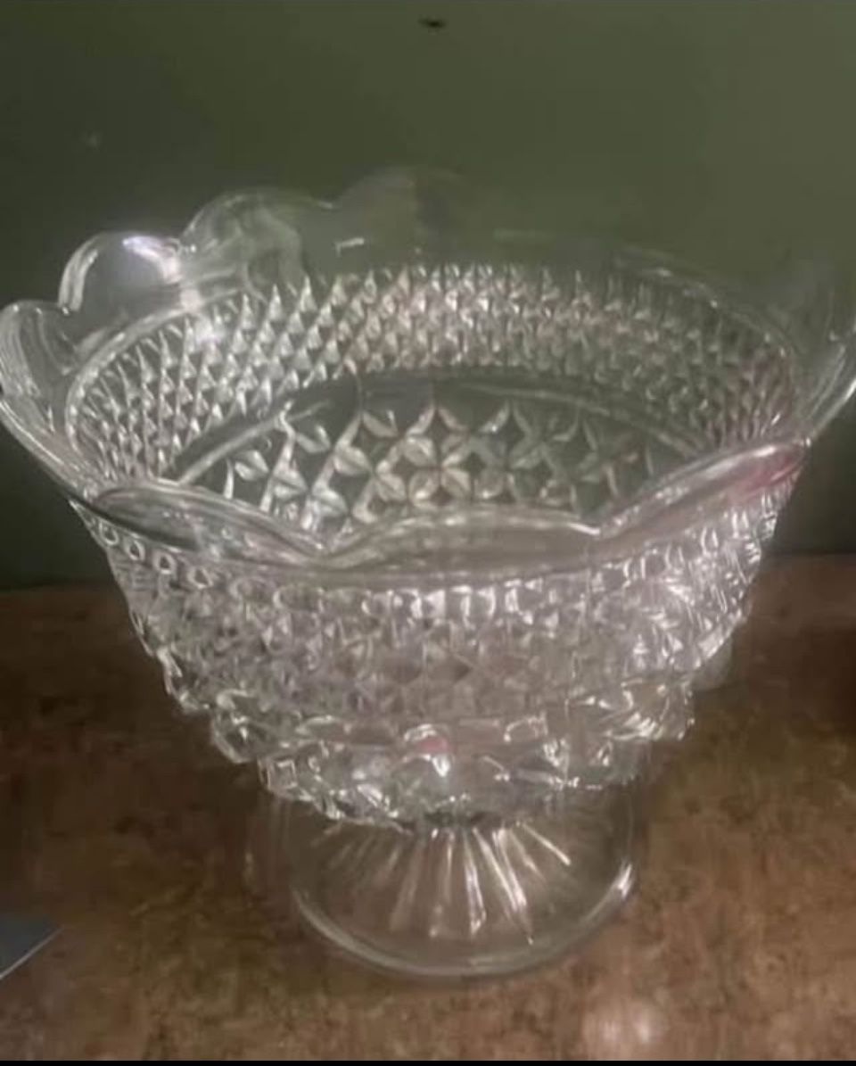Vintage Glass Candy Dish