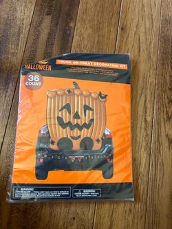 Halloween Trunk or Treat Decorating Kit 36 Count
