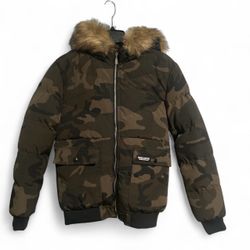 Camo Puffer Jacket