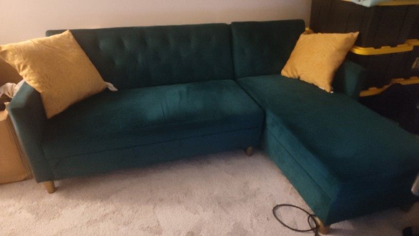 Liberty Upholstered Reversible Chaise Sectional with Storage